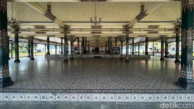 Pendopo Agung Dalem Mangkubumen, Jogja. Foto diunggah pada Senin (25/9/2023).