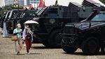 Potret Seratusan Alutsista TNI Mejeng di Monas