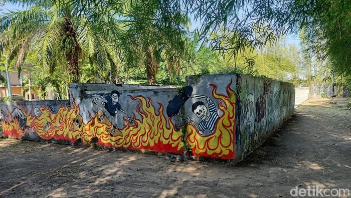 Skatepark di Jembrana, Bali, yang jadi tempat berak sembarangan.