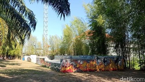 Skatepark di Jembrana, Bali, yang jadi tempat berak sembarangan.