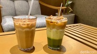 Selain minuman kopi, Tata Cakery juga punya es Dirty Matcha (Rp 33 ribu). Minuman ini dibuat dari paduan espresso dan matcha yang pekat.