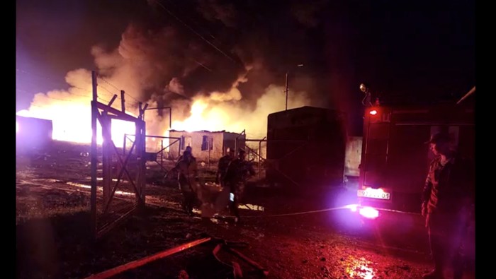 20 Orang Tewas Akibat Ledakan di Depo Bahan Bakar Nagorno-Karabakh