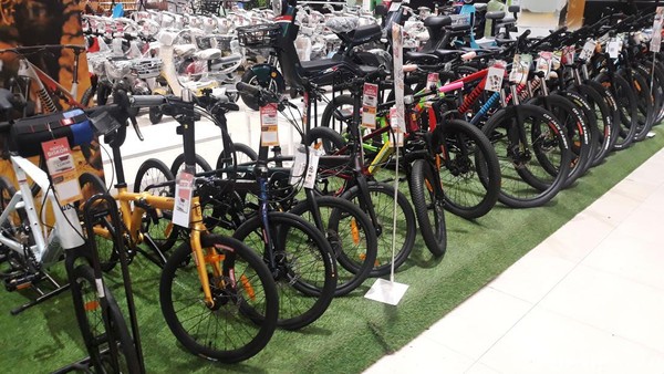 Apik! Penampakan Sepeda Diskon di Transmart Full Day Sale