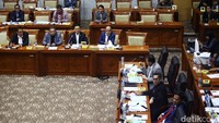 Hari ini, ada dua calon hakim konstitusi yang menjalani fit and proper test. Mereka adalah Haridi Hasan dan Arsul Sani.