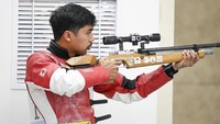 Tera kembali meraih medali emas usai mencetak total poin terbanyak 378.