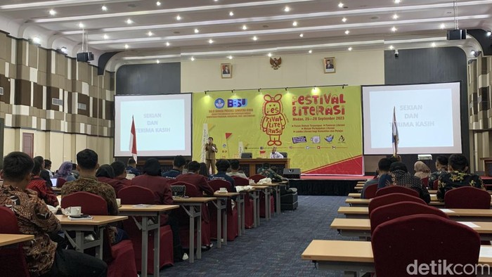 Festival Literasi Sumatera Utara (Raja Malo Sinaga/detikSumut)