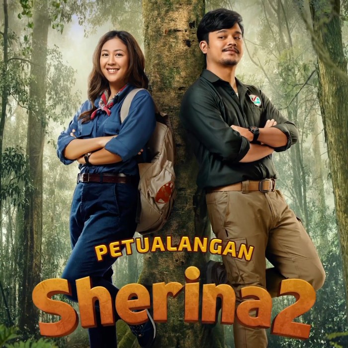 Gaya Sherina dan Derby Romero di Petualangan Sherina 2.