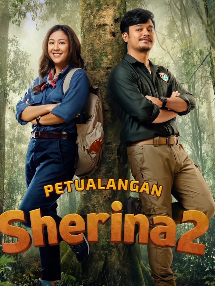 Gaya Sherina dan Derby Romero di Petualangan Sherina 2.