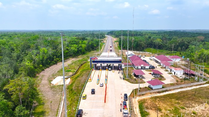 Ilustrasi Proyek Jalan Tol Trans Sumatera (JTTS).