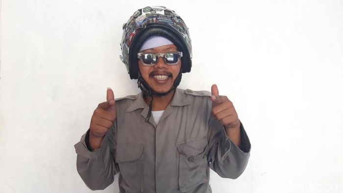 Muklis Bagas Prihantoro pedagang es viral asal Boyolali, Selasa (26/9/2023).