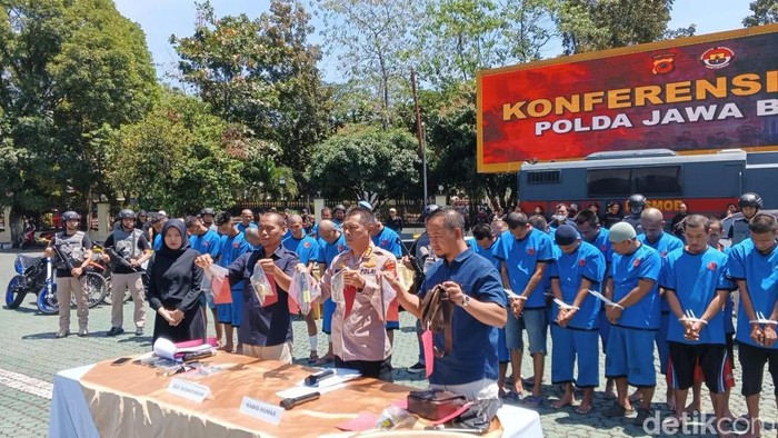 Pengungkapan kasus curanmor di Jabar.
