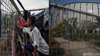 Kini tak ada lagi tenda-tenda yang digunakan warga eks Kampung Bayam bermukim di sekitar JIS.  