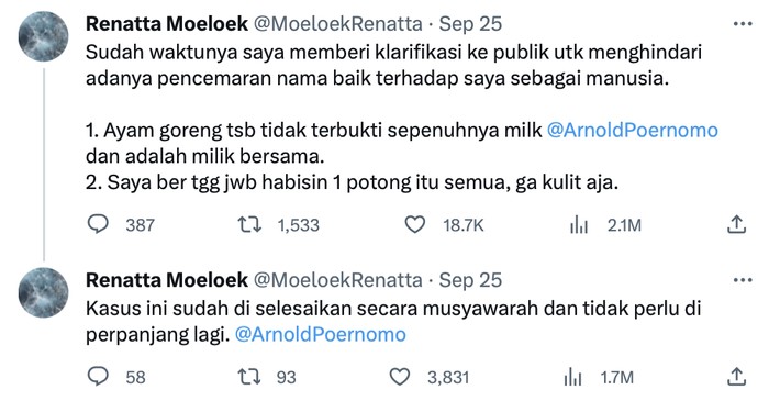 Potret Kompak Chef Arnold dan Chef Renatta Sebelum Drama Rebutan Kulit Ayam Potret Kompak Chef Arnold dan Chef Renatta Sebelum Drama Rebutan Kulit Ayam