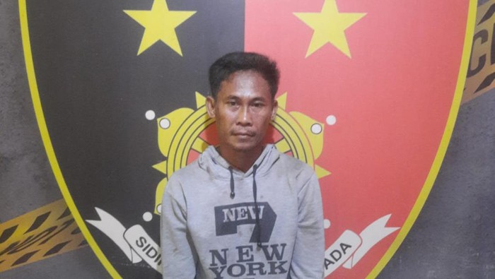 Tampang Suwarli, pria asal Riau yang kepergok mencuri 1,6 ton sawit perusahaan di Muba.