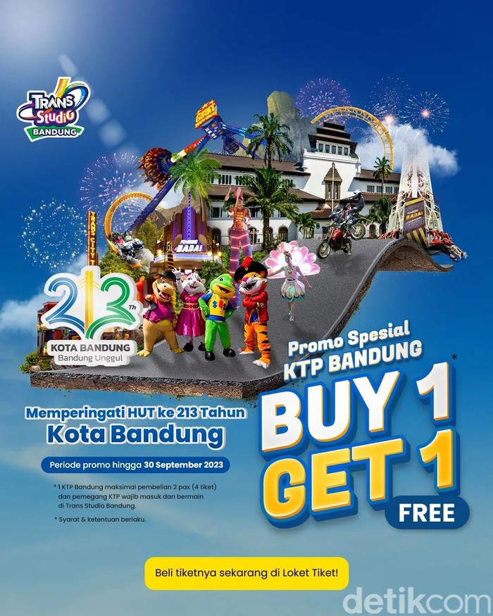 Promo Buy One Get One ke Trans Studio Bandung