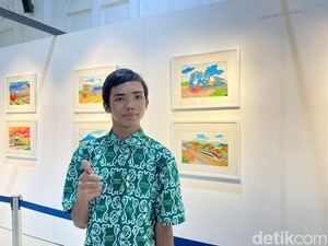 Sosok Rayaka Seniman Anak Berkebutuhan Khusus yang Cinta Kereta Api