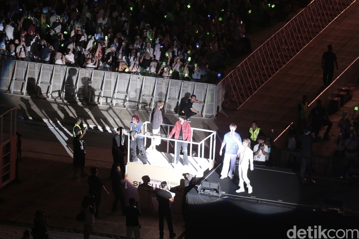SMTOWN Konser SMTOWN Live 2023 SMCU PALACE @ JAKARTA digelar di Stadion Utama Gelora Bung Karno pada Sabtu (23/9/2023).