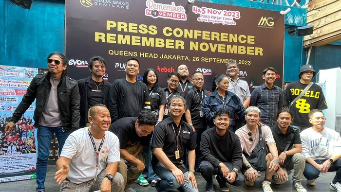 Suasana Jumpa Pers Remember November