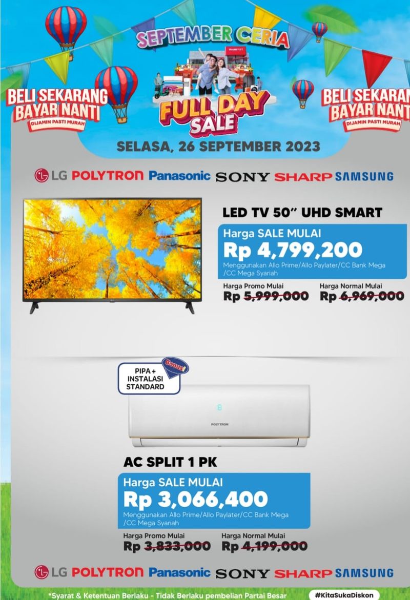 Transmart Full Day Sale 26 September