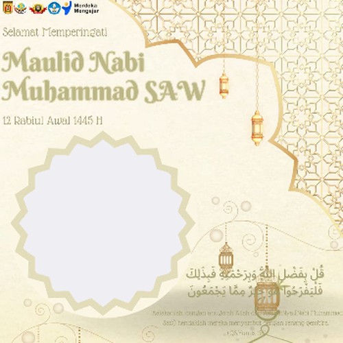 Twibbon Maulid Nabi 2023.