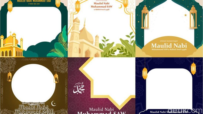 Twibbon Maulid Nabi (detikSumbagsel)