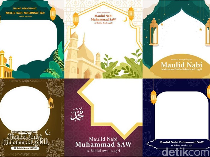 Twibbon Maulid Nabi (detikSumbagsel)