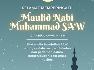 10 Poster Maulid Nabi Muhammad, Bisa untuk Posting di Medsos