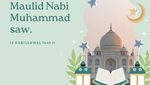 10 Poster Maulid Nabi Muhammad, Bisa untuk Posting di Medsos