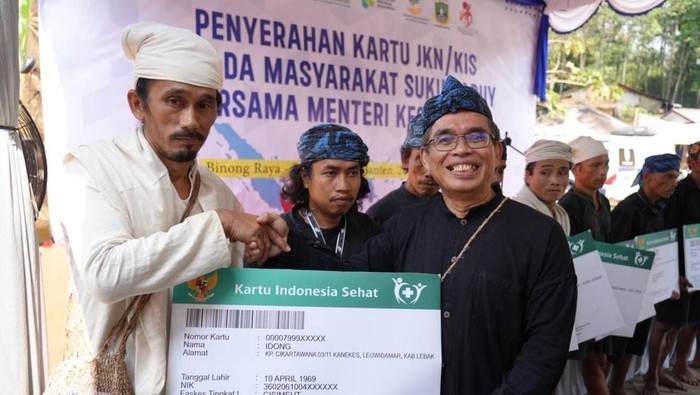 Warga Baduy Banten menjadi peserta BPJS Kesehatan.