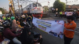 Kampanye Keselamatan Perkeretaapian di Perlintasan St Pondok Jati