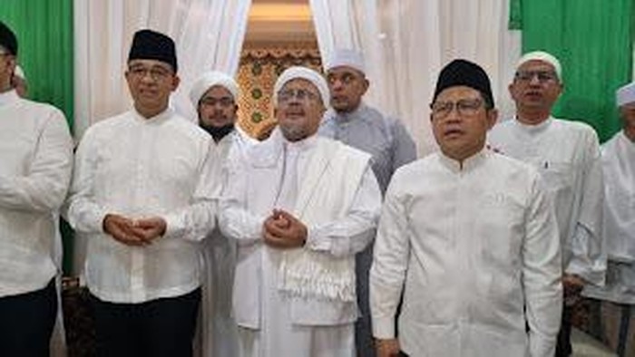 Anies dan Cak Imin menghadiri pernikahan putri Habib Rizieq Shihab