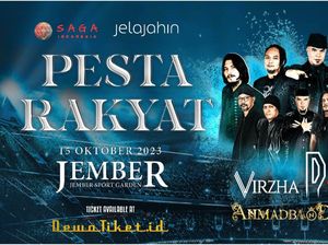 Dewa 19 sampai Virzha Bakal Meriahkan Pesta Rakyat Jember