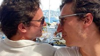 Tak sekadar pengusaha, Frederic Arnault merupakan sosok yang dekat dengan keluarga. Ia menyempatkan diri untuk makan bersama adiknya. Foto: Instagram/frederic.arnault