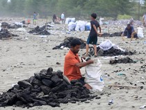 Menyisir Limbah Batu Bara di Pantai Aceh Barat