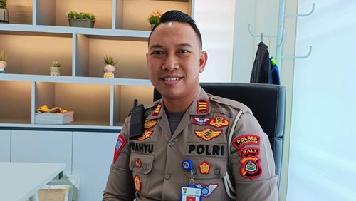 Kasat Lantas Polres Karangasem AKP Wahyu Joko Nugroho, Rabu (27/9/2023). (I Wayan Selamat Juniasa)
