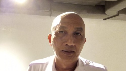 Kepala Dinas Ketenagakerjaan dan Energi Sumber Daya Mineral (ESDM) Provinsi Bali Ida Bagus Setiawan di hotel Potato Head, Seminyak, Rabu (27/0/2023).