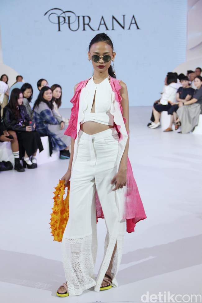 Inilah koleksi terbaru brand Purana yang ditampilkan di acara Fashion Nation, Senayan City, Jakarta. Foto: Mohammad Abduh/detikcom.