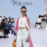 Inilah koleksi terbaru brand Purana yang ditampilkan di acara Fashion Nation, Senayan City, Jakarta. Foto: Mohammad Abduh/detikcom.
