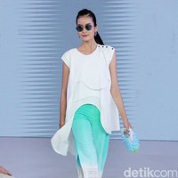 Inilah koleksi terbaru brand Purana yang ditampilkan di acara Fashion Nation, Senayan City, Jakarta. Foto: Mohammad Abduh/detikcom.