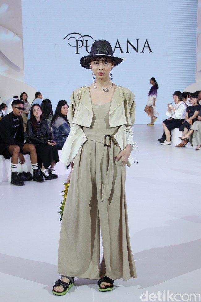 Inilah koleksi terbaru brand Purana yang ditampilkan di acara Fashion Nation, Senayan City, Jakarta. Foto: Mohammad Abduh/detikcom.