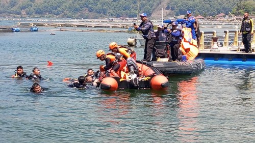Jasad Nyoman Sudaya ditemukan tim SAR gabungan dalam kondisi meninggal di dasar Danau Batur, Rabu (27/9/2023).