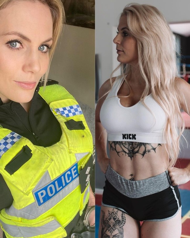 Leanne Car diperbincangkan setelah foto-foto berbikininya di Instagram tersebar. Setelah viral, Leanne memutuskan untuk meninggalkan kepolisian. Ia pun beralih menjual konten di OnlyFans yang memicu perdebatan. Foto: Instagram Leanne Carr