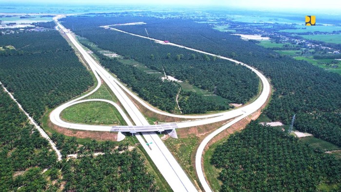 Mulus! Foto Udara Tol Indrapura-Kisaran Bernilai Rp 6 T yang Rampung Akhir 2023