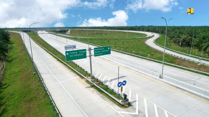 Mulus! Foto Udara Tol Indrapura-Kisaran Bernilai Rp 6 T yang Rampung Akhir 2023