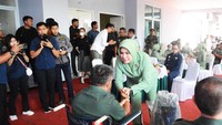 Korem 061/SK Khususnya TNI hadir di tengah tengah masyarakat Untuk membantu meringankan masyarakat di sektor kesehatan.