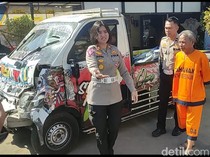 Tampang Sopir Pikap Penabrak Peserta Karnaval Sound Horeg di Malang
