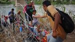 Perjuangan Migran Terabas Kawat Berduri demi Masuk ke AS