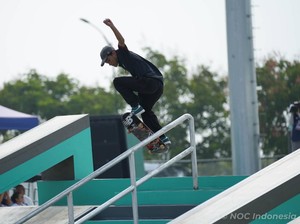 Sanggoe Sabet Medali Perak Skateboard Asian Games 2023