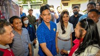 Kedatangan Kaesang merupakan safari politiknya usai terpilih sebagai ketum Partai Solidaritas Indonesia (PSI).  