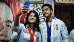 Semringah Kaesang Pangarep Sambangi Markas Bara JP